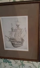 Vintage Don Swann Etchings "The Sinkalages",numbered, original