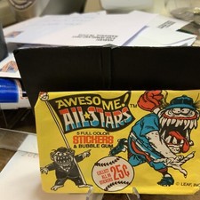 Awesome All Stars Yellow Baseball Wax Wrappers No Cards Wrappers Only