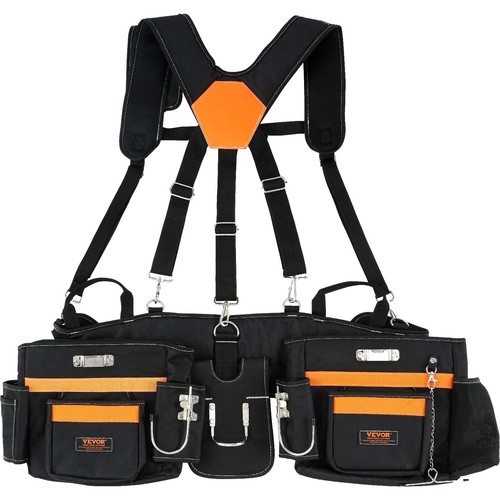 Courroie à Outils Pro Framer Pour Menuisier – Suspension Rig, Construction, 6 Poches