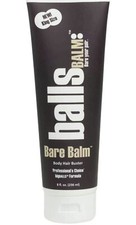 BallsBalm Bare Balm Body Hair Removal Management Cream, 8 Oz Big Balls Formula