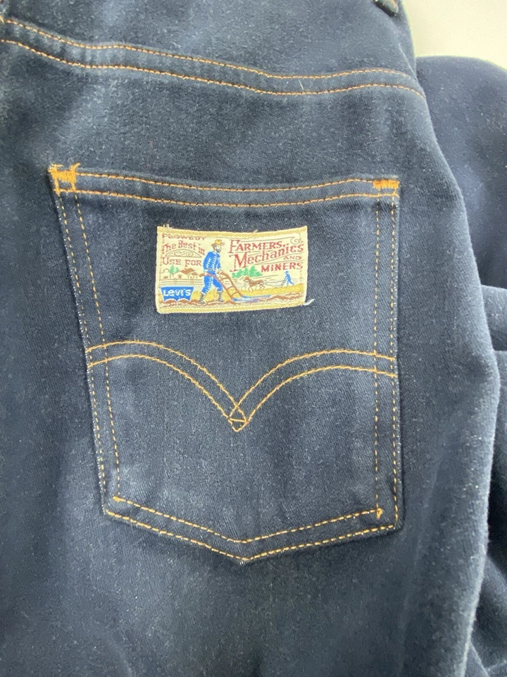Jeans vintage Levi’s PLOWBOY 27 X 34 Scovill anos 70 - Imagem 4 de 4