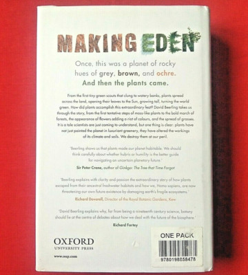 MAKING EDEN - DAVID BEERLING / THRIVE IN ECOLOGY AND EVOLUTION - NEW & SEALED
