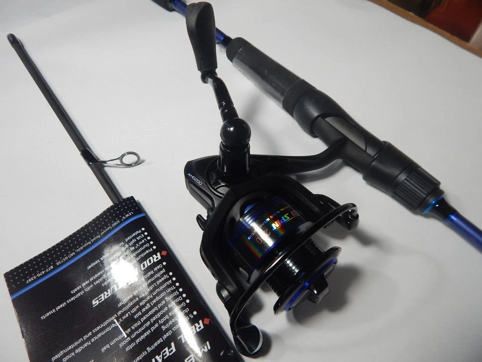 Lew's American Hero Spinning Combo 6ft.,2 pc.,200 6.2:1, Med. Line 10lb,Lure 1/2 - Image 2 of 4