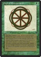 Glyph of Reincarnation Legends Light Play MTG Magic DNA GAMES