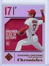 2018 Panini Chronicles Baseball Foil Rookie #1 Shohei Ohtani #97/99
