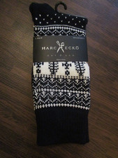 1 Pair Large Marc Ecko Cut  Sew Cotton Crew Socks 6-12