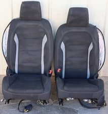 2016-2024 Chevy Camaro Ss Lt1 Black Cloth Front Power Bucket Seats Used Oem Gm