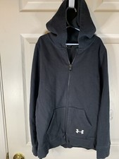 Under Armour Boys / Unisex sweater with hood size YLG JG / G. Loose Cold Gear.