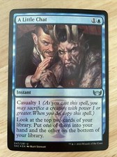MTG A Little Chat Streets of New Capenna 047/281 FOIL Uncommon NM/M