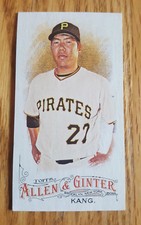2016 Topps Allen & Ginter #153 Brooklyn Back Mini Pirates Jung Ho Kang #'d 16/25