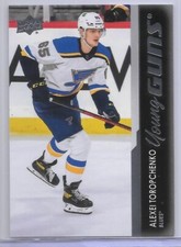 ALEXEI TOROPCHENKO 2021-22 UD EXTENDED SERIES YOUNG GUNS SP RC/RUSSIA/BLUES