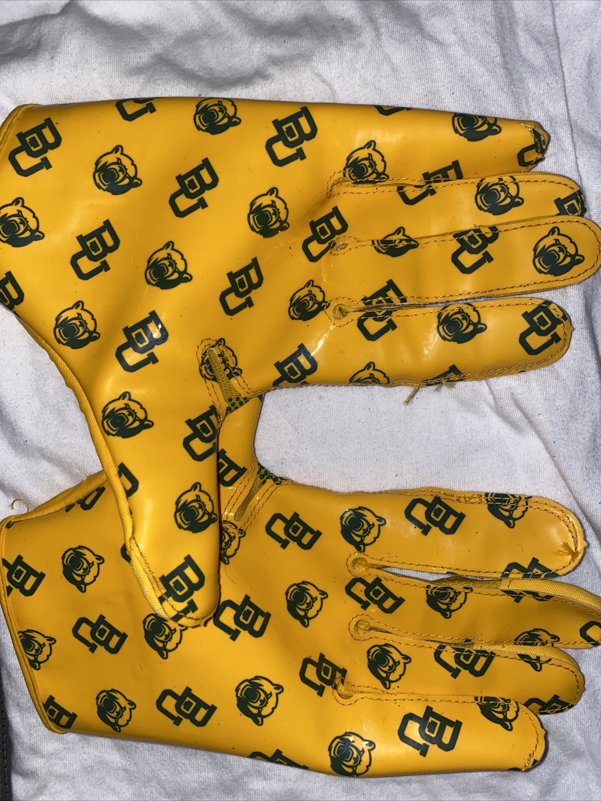college football gloves BAYLOR BEARS SIZE L eBay