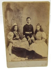 Victorian Cabinet Card Photo Fred Spalding Chelmsford c1890s Royal Studio