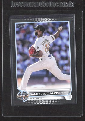 2022 Topps Update #ASG-39 Sandy Alcantara /299 2022 MLB All-Star Game Black