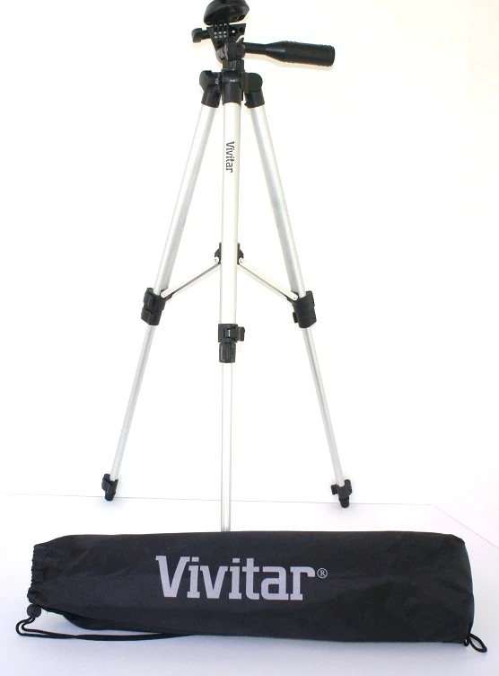 Lightweight Vivitar 50" Photo-Video Tripod For Panasonic Lumix DMC-FZ70 DMC-GM5 - Image 2 of 4