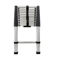 2.6M-5M Heavy Duty Multi-Purpose Stainless Steel Telescopic Ladder No-slip, F SH