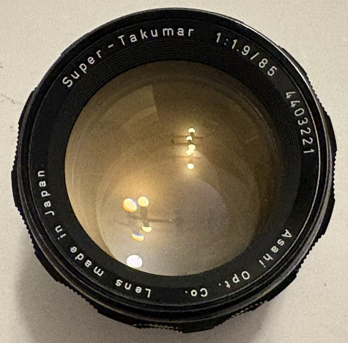 Pentax Super Takumar 85mm f1.9 95% condition perfect optic fully