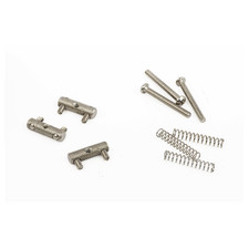 Fender American Vintage Telecaster Threaded Bridge Saddles, Nickel 3