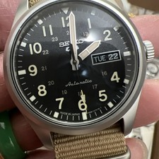 Authentic Seiko Dealer 💯 5 Sports SRPG35 39m Black Dial Nylon Automatic Men's❤️ 11