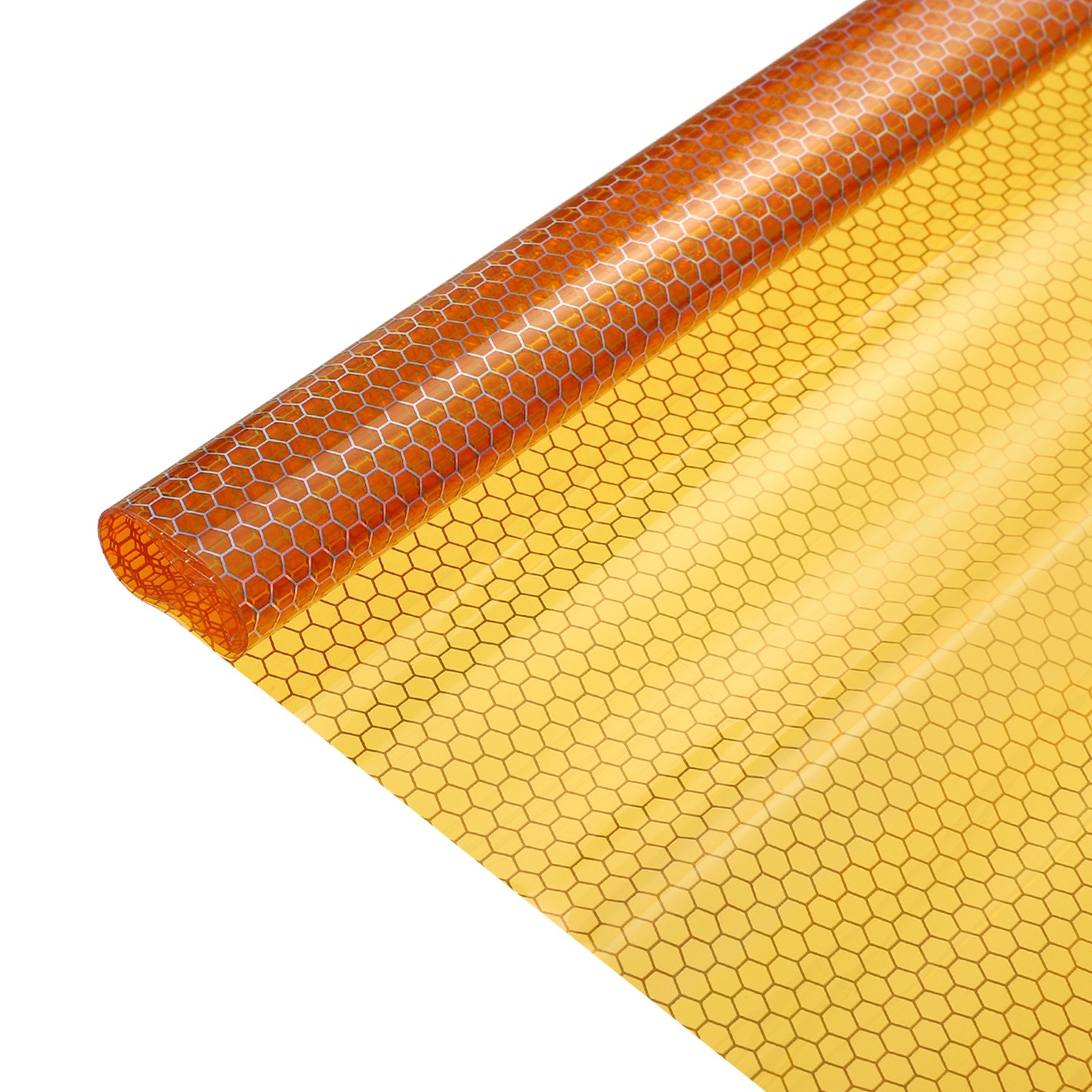 Car Light Tint Film 12"x 20" Headlight Self-Adhesive Tint Film Orange