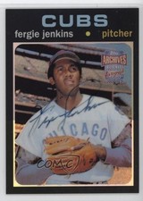 2002 Topps Archives Reserve Fergie Jenkins #TRA-FJ Auto HOF v0v