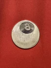Solid Silver 8 Ball! Pan Silver Company! 1 Gram .999 Fine Silver In Cool Design!