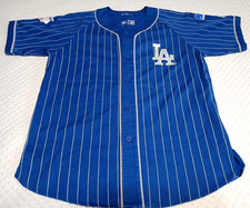 Vintage Starter Los Angeles Dodgers Pinstripe Jersey Size Large Clean