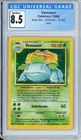 Pokemon Graded: Venusaur 15/102 Base Set Unlimited (1999) Holo CGC 8.5