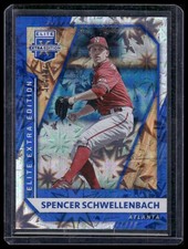 2021 Panini Elite Extra Edition #59 Spencer Schwellenbach Blue #/17