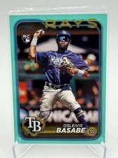 2024 Topps #440 Osleivis Basabe Aqua Fanatics Exclusive!!!