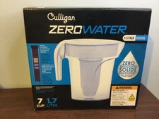 Culligan Zerowater 7-Cup - 1.7 Liter Water Pitcher - Filtration With Tester. NIB