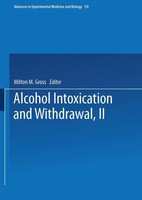 Alcohol Intoxication And Withdrawal | Experimental Studies Ii | Milton Gross