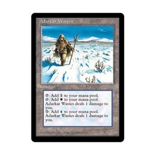 WotC MtG Ice Age Adarkar Wastes (R) VG