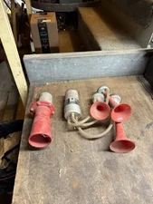 Vintage Old Original Wolf Whistle Trumpets Air Horns Alarm Signal Car Auto Parts