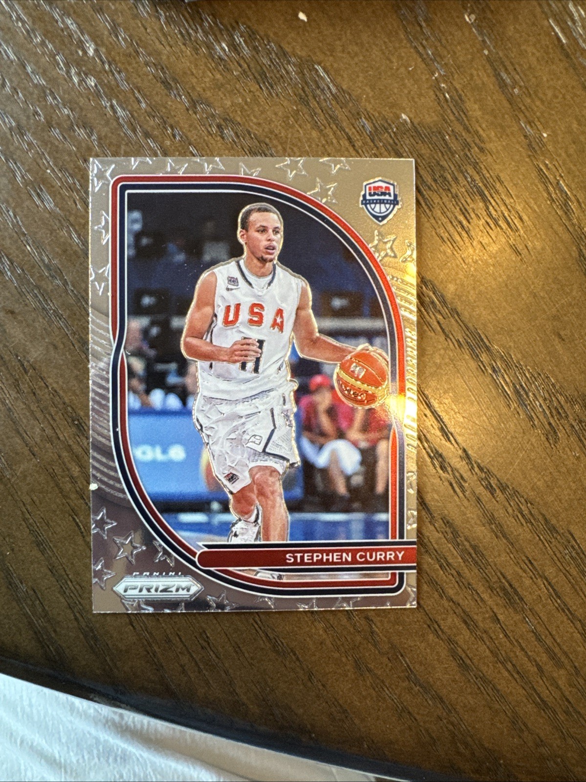 2020-21 Panini Prizm - USA Basketball Stephen Curry #10 Silver Prizm