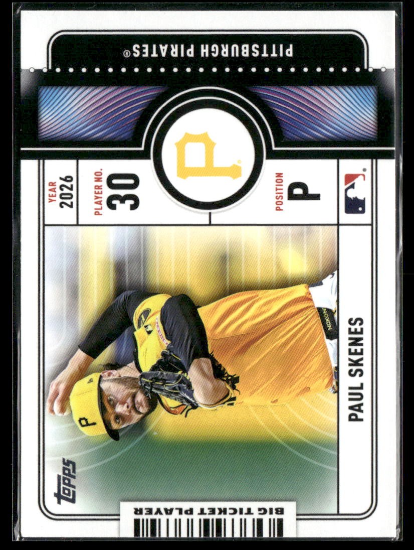 2026 Topps #BTP-14 Paul Skenes Big Ticket Players Pittsburgh Pirates