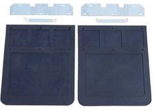 Go Industries 70730 For 99-10 F250f350 Super Duty Dually Black Mud Flaps Set