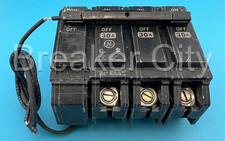 GE THQB32030ST1 30 Amp 3 Pole Shunt Trip Circuit Breaker 240V THQB Bolt On   NEW