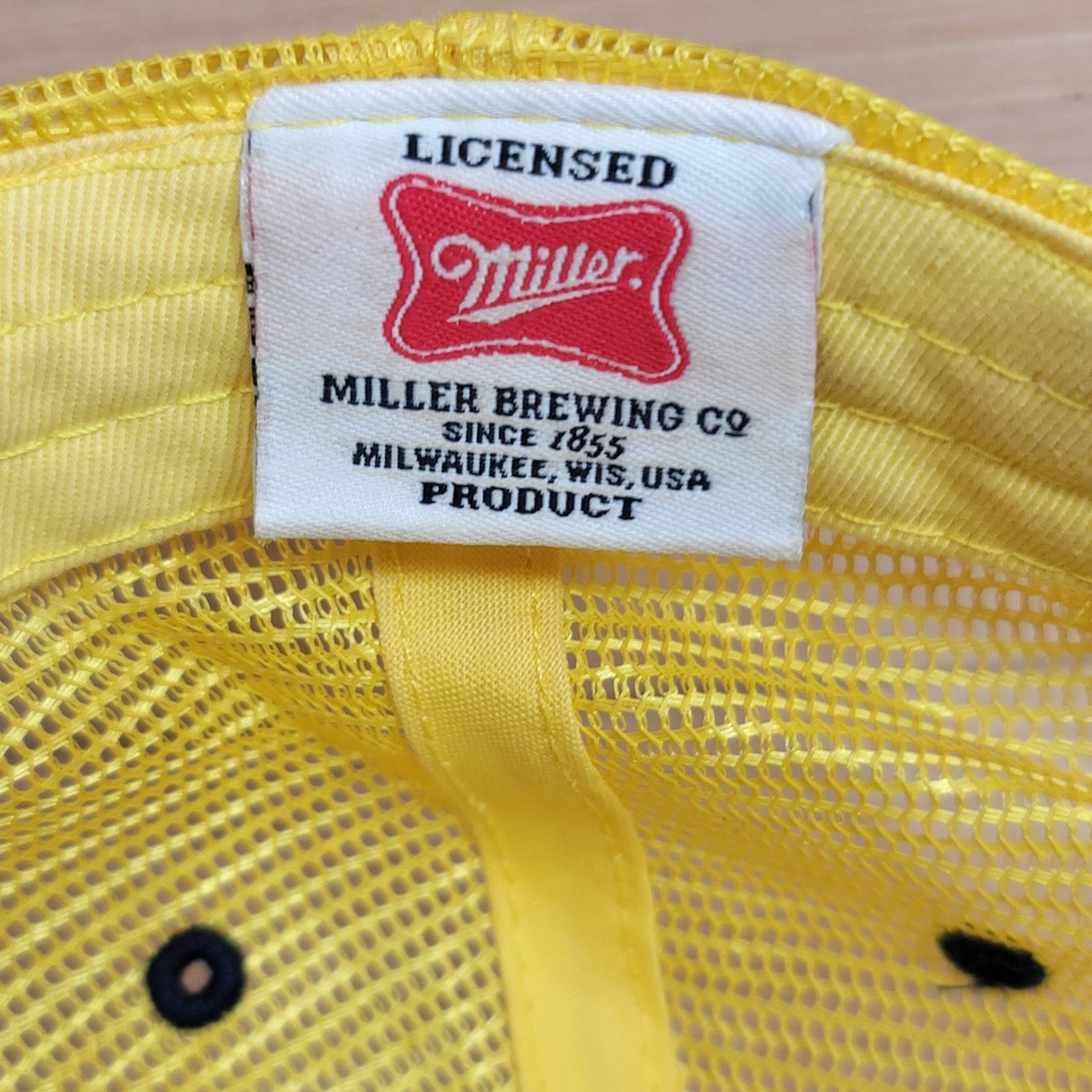 Hamm’s Beer Hat Patchwork Trucker Cap Mesh Snapba… - image 7