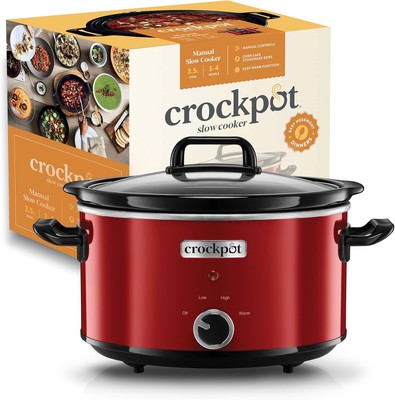 Crock-Pot Schongarer Slow Cooker | 2 Temperatureinstellungen + Warmhaltefunktion