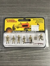 Woodland Scenics HO Scale A1948 Service Station Attendants 9 PC
