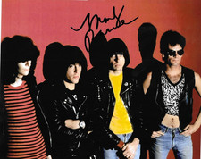 *  MARKY RAMONE * signed 8x10 photo * RAMONES * COA *