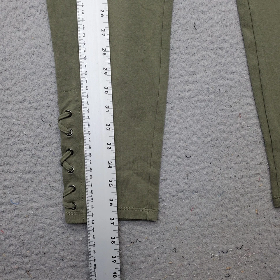Style&co. Leggings Mujer XL Verde tiro medio cómodo cintura cruzada tobillo Foto 4 de 4