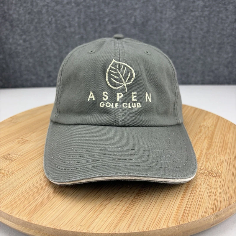 Aspen Golf Club Hat Cap Strapback OSFM Green American Dry Goods Logo Cotton