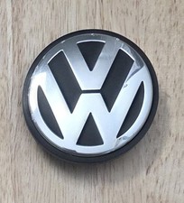 Oem Black Vw Volkswagen Cc Golf Jetta Passat Tiguan Wheel Center Cap 3b7601171