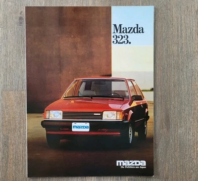 Mazda 323 GT/3-/5-türer BD Prospekt/brochure/folleto/opuscolo/broszura/broschyr - Bild 1 von 4