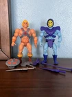 Masters Of The Universe Origins He-Man & Skeletor Vintage Heads Complete Mint