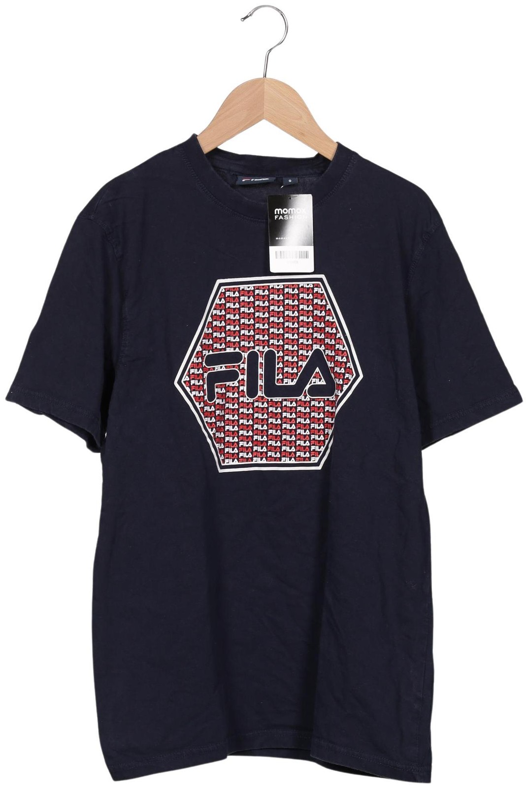 FILA T shirt uomo top maglietta maglietta sportiva taglia S cotone marino... #ot5sf5t