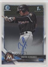 2018 Bowman Chrome Prospect Auto Brayan Hernandez #CPA-BHE Auto 0o6v