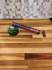 1950s Hudson Green Glass Bottle Hand Pump Bug Insect Garden Sprayer Vtg AS IS